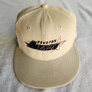 ASTROS|New Era 59Fifty|Hat Club|Cream Cord|Sz 7 1/2|60 Yr Side Patch